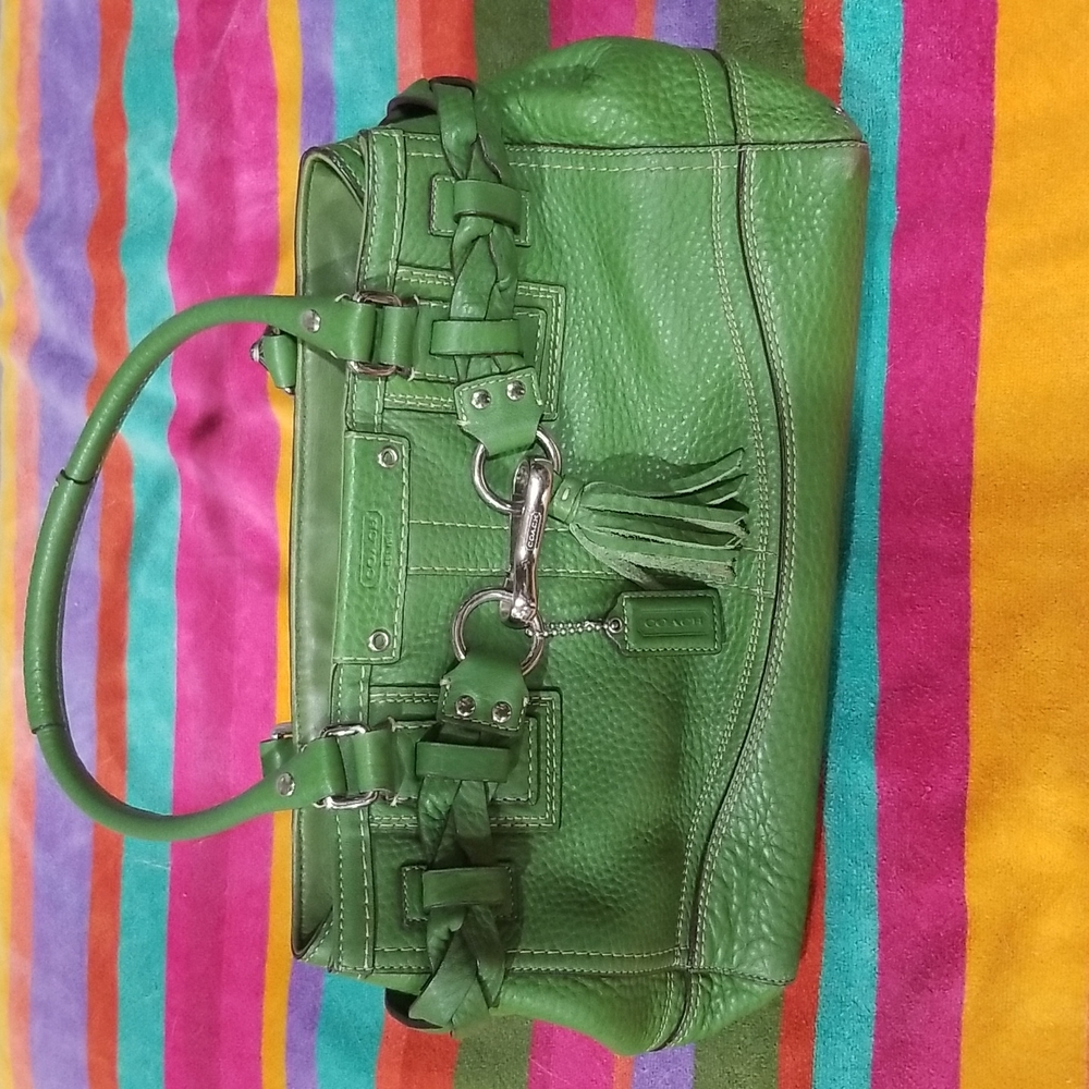 Green Coach Bag